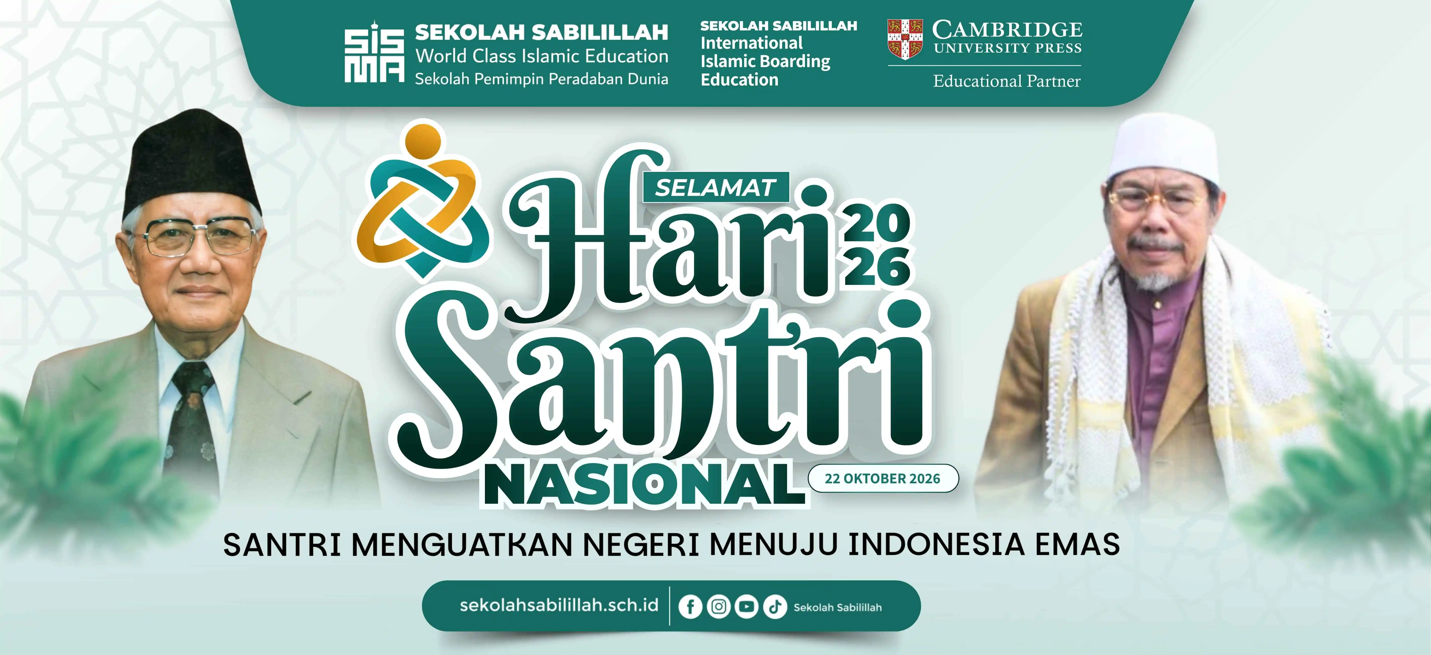 Agenda: Hari Santri Nasional 2026 - Santri Menguatkan Negeri Menuju Indonesia Emas