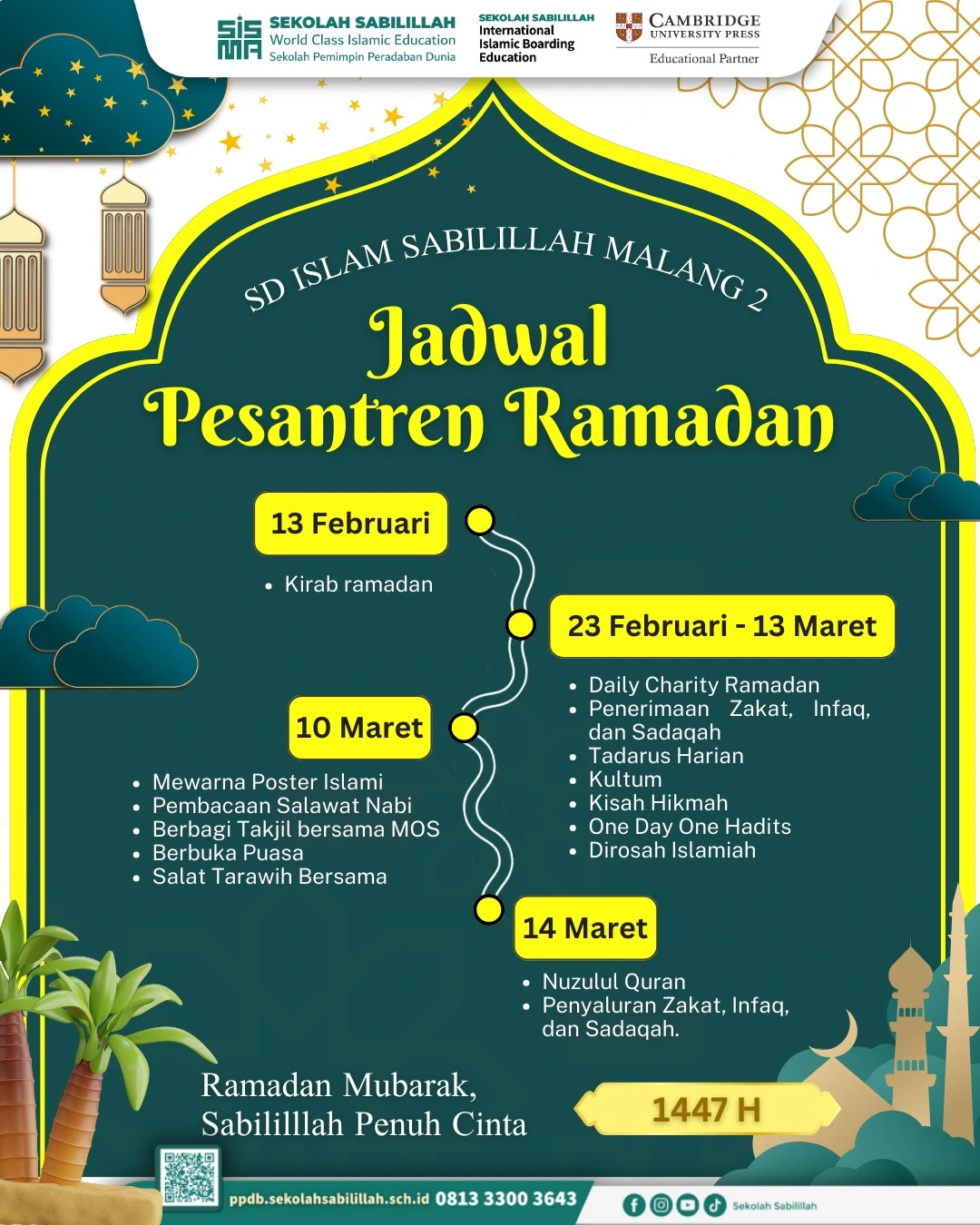 Agenda: Jadwal Pesantren Ramadan SD Islam Sabilillah Malang 2