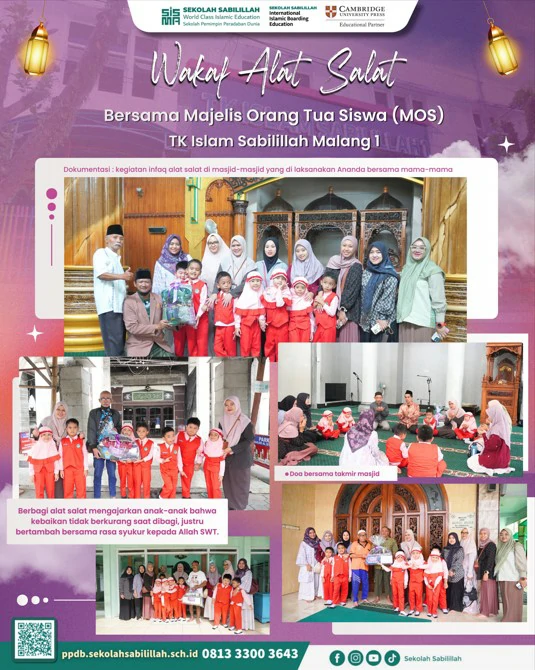 Agenda: Wakaf Alat Sholat