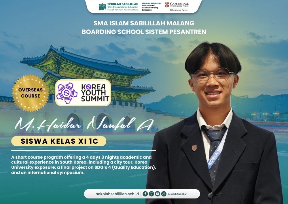 Berita: M. Haidar Naufal Al Amin - Go International! 4 Hari di Korea untuk Presentasi SDG’s
